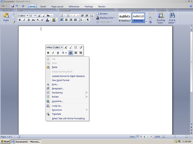 delete a header page in word for mac